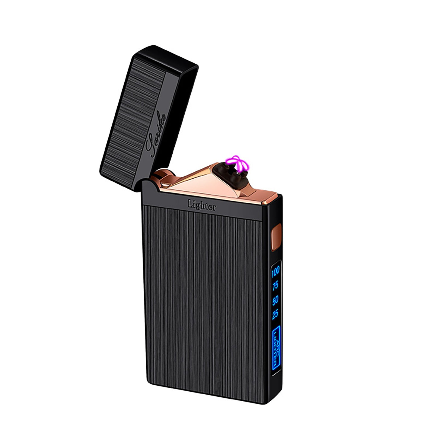 SKRFIRE Arc Plasma Lighter with brushed mechanical body,Switch Rattle Design