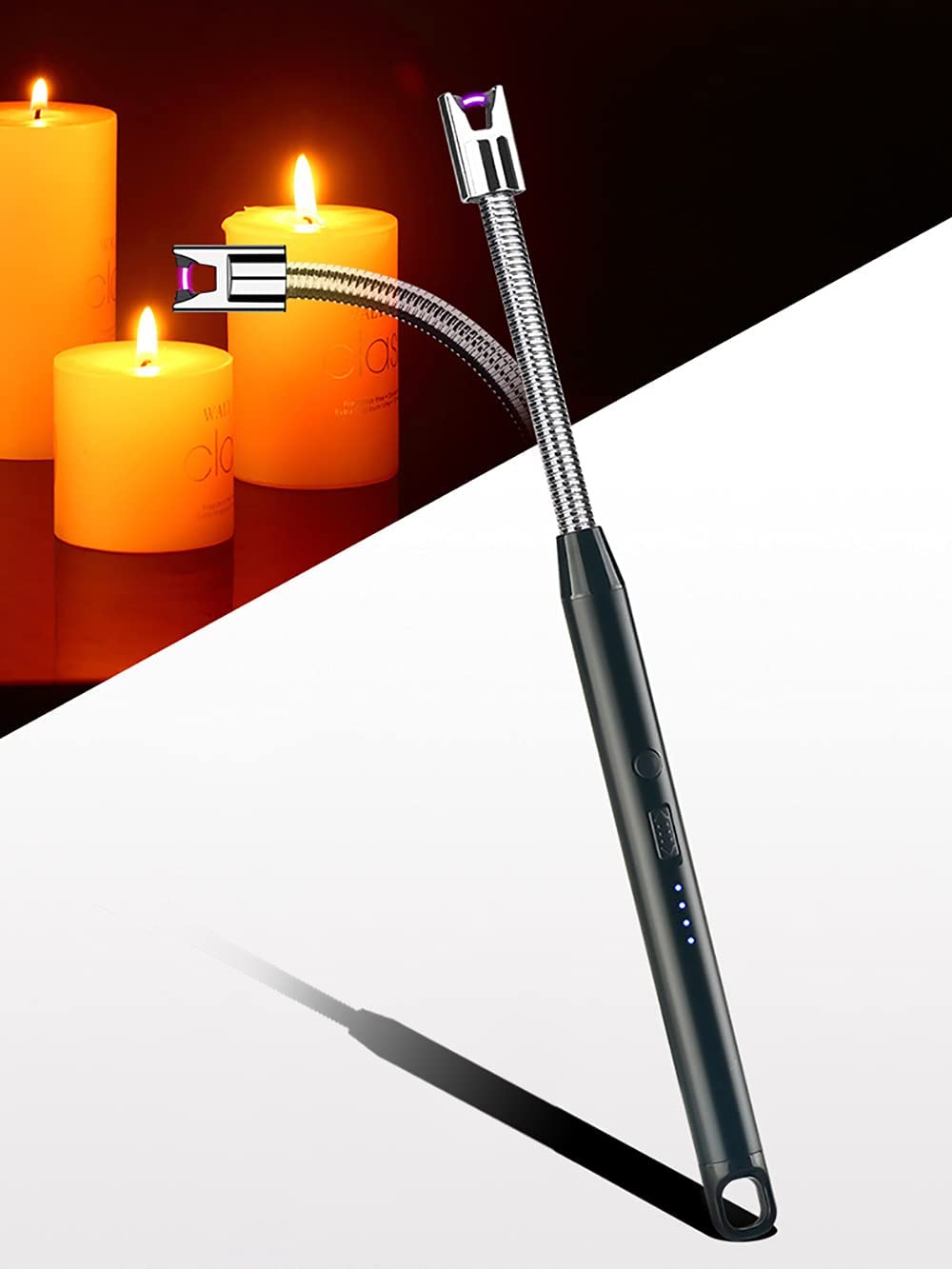 SKRFIRE Arc Plasma Lighter with 360° Flexible Neck