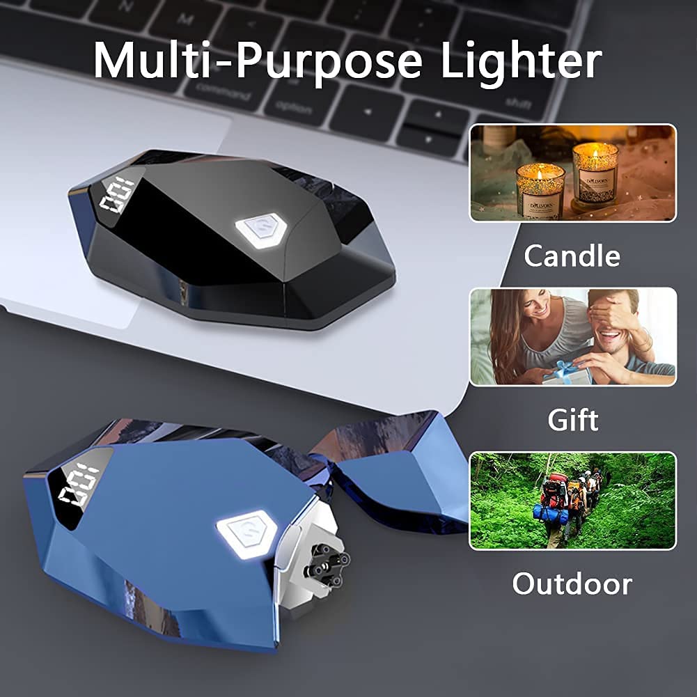 SKRFIRE Arc Plasma Lighter like gemstones, smooth mirror surface