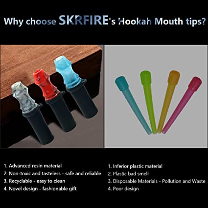SKRFIRE Resin Hookah Mouth, columnar