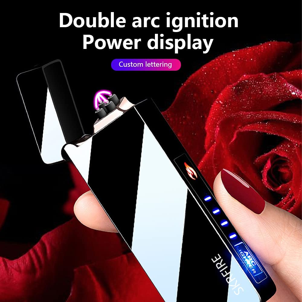 SKRFIRE Arc Plasma Lighter with LED Battery Indicator