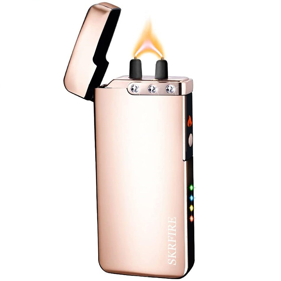 SKRFIRE Arc Plasma Lighter with mechanical body，smooth mirror surface