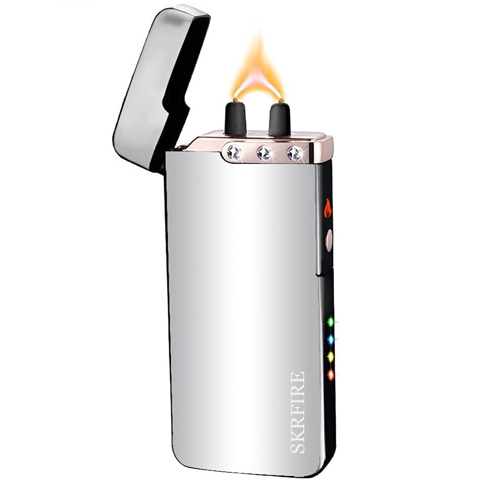 SKRFIRE Arc Plasma Lighter with mechanical body，smooth mirror surface