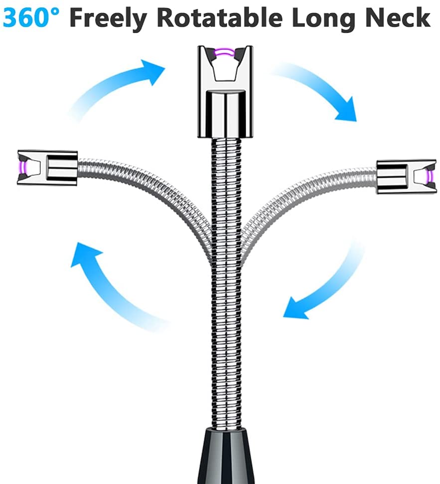 SKRFIRE Arc Plasma Lighter with 360° Flexible Neck