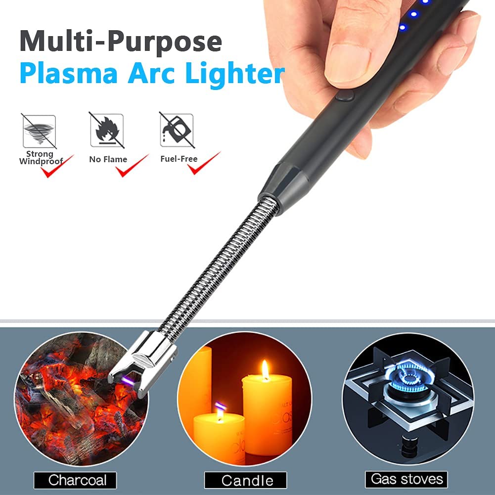 SKRFIRE Arc Plasma Lighter with 360° Flexible Neck